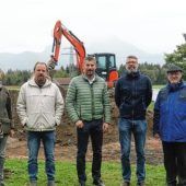 Spatenstich für Pumptrack in Rottau