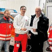 Zum 50. Geburtstag 2000 Euro für das BRK gespendet