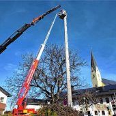 Platz für den neuen Maibaum
