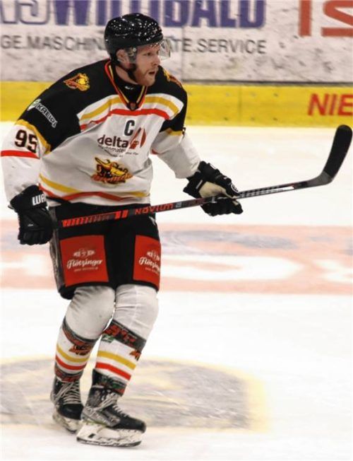 Aibdogs-Kapitän Christoph Gottwald erzielte den 1:1-Ausgleichstreffer. Foto Hadersbeck