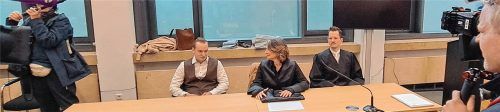 Auch ein Medienspektakel der Extraklasse: Sebastian T. (links) wurde vom Vorwurf des Mordes an Hanna Wörndl aus Aschau freigesprochen.