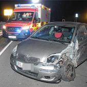 Vier Fahrzeuge krachen bei Prutting ineinander
