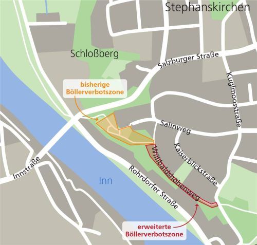 Auf dem Burgstallgelände sowie im Rosengarten darf seit 2006 nicht mehr geböllert werden. Nun wird die Verbotszone ausgedehnt. Klinger