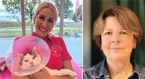 Barbara Baust (links) hat kürzlich eine verletzte Katze gerettet. Kosten: rund 5000 Euro. Silvia Rottmair von der Katzenhilfe Salzachtal weiß, wer in solchen Fällen die Kosten übernehmen muss. Fotos  Behringer/ Langenwalter