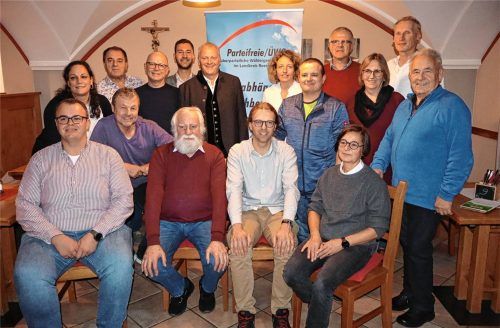 Bei der Aufstellungsversammlung des Wasserburger Blocks.Foto re