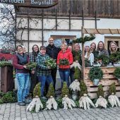 Kranzverkauf im Hofladen