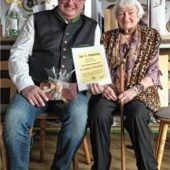 Inge Kaufmann feierte ihren 90.