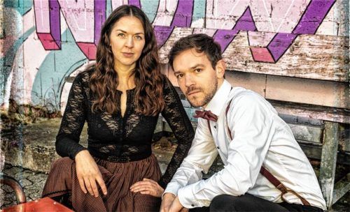 Christine und Thomas Beer stehen hinter dem Projekt „Anheizholz“.Foto Bieniek