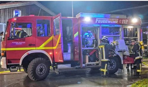 Das Einsatzspektrum der Hochstätter Feuerwehr ist groß. Deshalb soll das Löschgruppenfahrzeug durch ein Hilfeleistungslöschgruppenfahrzeug ersetzt werden. Foto Heinz