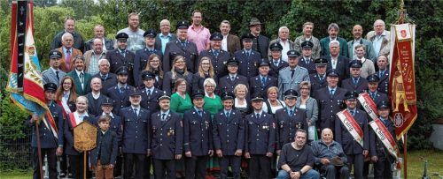 Das Foto entstand bei der großen Jubiläumsfeier im Jahr 2017. Foto FF Ebing