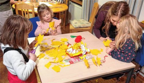 Das Mesnerhaus wird wieder zu einer Bastelstube für Kinder umfunktioniert.Fotos Bichler
