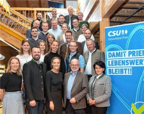 Das Personal der CSU für die anstehende Kommunalwahl. Foto Berger