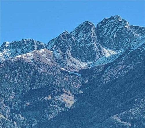 Der Große (2881 Meter) und Kleine (2552 Meter) Ifinger in Südtirol.Foto Höfer