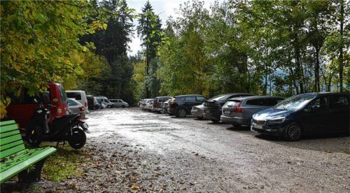 Der Hochgern-Parkplatz in Marquartstein ist ab sofort ein öffentlicher Parkplatz.Foto Wunderlich