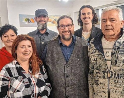 Der neue, engere Vorstand der AfD Kolbermoor mit Vorsitzendem Christian Demmel (Mitte). Foto afd