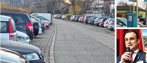 Der Park-and-Ride-Parkplatz hinter dem Bahnhof in Bad Endorf ist bereits am frühen Morgen voll belegt. Die übrigen gemeindlichen Parkflächen sind mehr als doppelt so teuer. Bürgermeister Alois Loferer verteidigt den Kurs der Marktgemeinde. Fotos Ammelburger