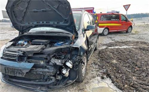 Der Unfall am 19. November bei Gars – einer von vielen. Foto Barth