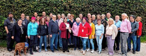 Die Gäste beim Chiemgau-Wochenende der dsai mit dem Team der Geschäftsstelle.Foto unterforsthuber