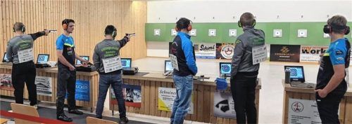 Die Hubertusschützen unterlagen gegen die SG Auerhahn Steinberg. Foto kg