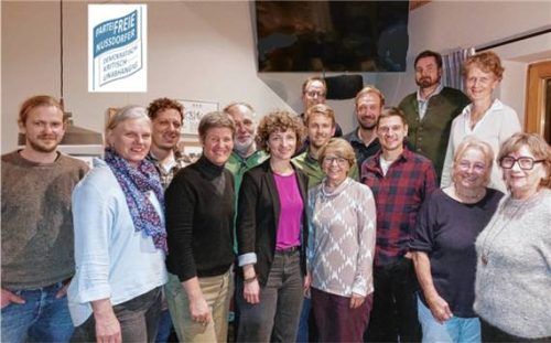 Die Kandidaten der Parteifreien Nußdorfer. Foto Brandl-Fähnle