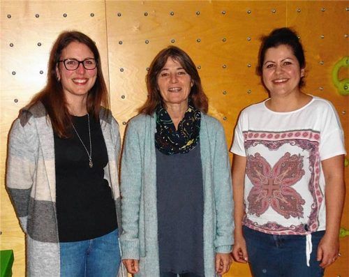 Die neue Vorstandschaft der „Römerzwergerl“: (von links) Barbara Klak, Manuela Christ-Gerlsbeck und Janina Dietl. Foto  Meling