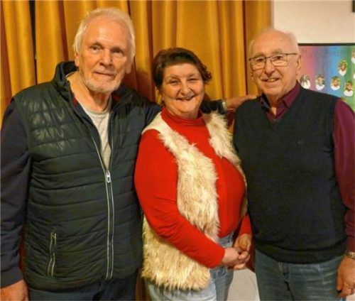 Die Sieger: Fritz Walter, Gabi Fröschle und Alois Lechner (von links).Foto Rath