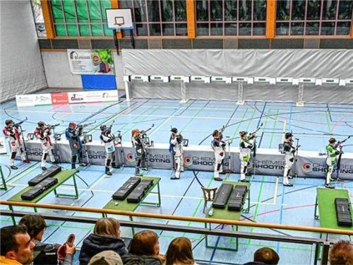 Die Sportschützen aus Bad Endorf feierten beim Heimkampf den zweiten Sieg.Foto re