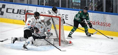 Die Starbulls-U17 musste sich in zwei Heimspielen Dresden geschlagen geben.Foto Franz Ruprecht