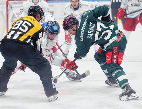 Die zwei Gesichter des Charlie Sarault: Am Bullypunkt ist der Kanadier spitze, beim Scoring hat er noch Nachholbedarf.Foto Christian Mühlhofer