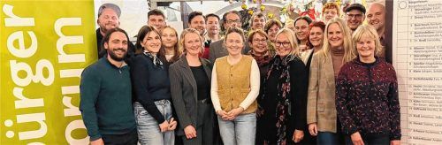 Doppelte Aufstellungsversammlung des Bürgerforums.Foto re