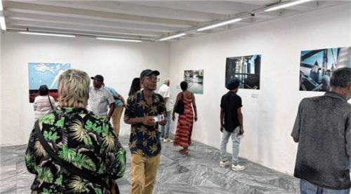 Ein Blick in die Ausstellung in Havanna.
