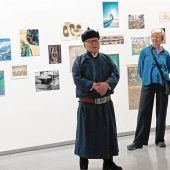 Mongolische Kunst ist vorsichtig und ruhig