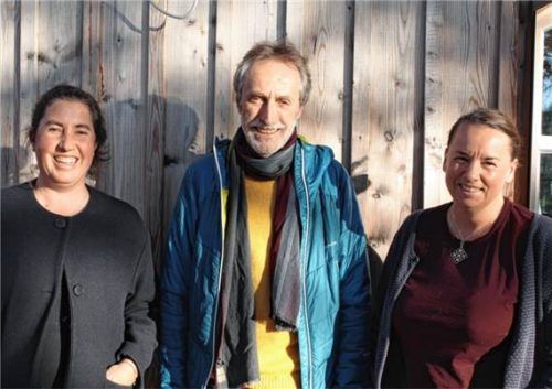 Führungsriege des neuen „Grünen“-Ortsverbandes: (von links)Beatrice Arpé, Detlef Dobersalske und Christl Zeitlmann. Foto re