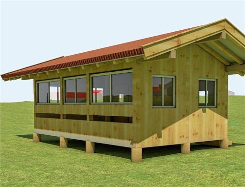 Heimat für Insekten: So soll das Schlechinger Bienenschauhaus aussehen. Foto wunderlich