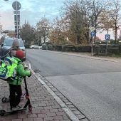 Riskanter Weg zur Grundschule
