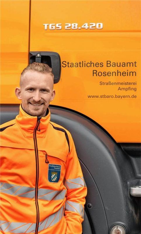 Jakob Kohwagner hat die Leitung der Straßenmeisterei Ampfing übernommen.Foto Staatliches Bauamt Rosenheim