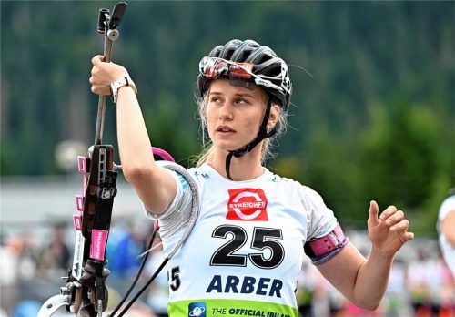 Julia Tannheimer bei den deutschen Meisterschaften am Großen Arber.Foto IMAGO
