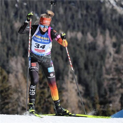 Julia Tannheimer, hier bei der WM 2025 in Lenzerheide, ist das sportliche Aushängeschild des DAV Ulm.Foto Imago