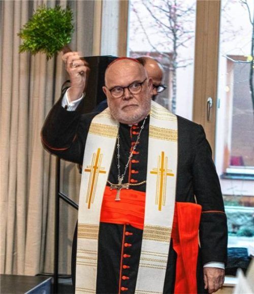 Kardinal Reinhard Marx bei der Einweihungsfeier.