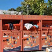 Dreister Klamottenklau aus Container