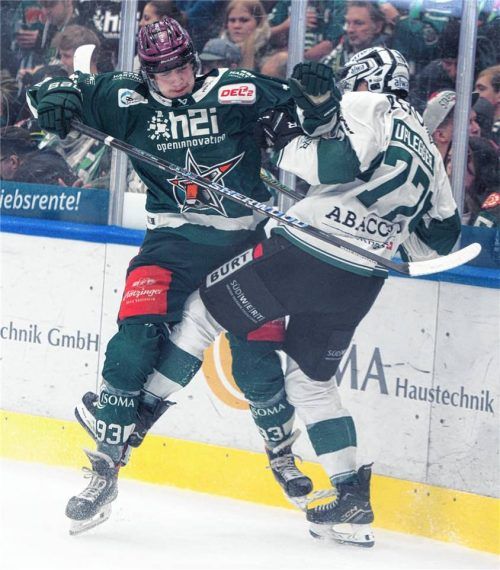 Luigi Calce (links) hat vor der Mangfallkurve die Fäuste fliegen lassen.Foto Christian Mühlhofer