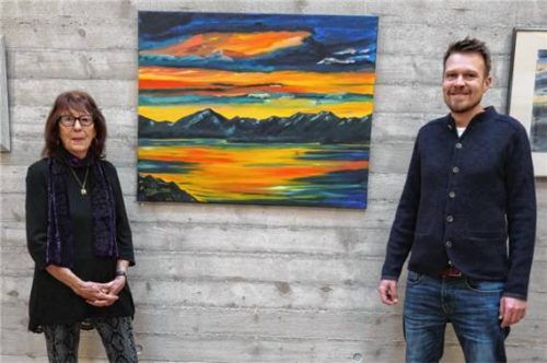 Roswita Ilona Baumann und Alexander Walter im Boschnhaus in Vagen. Foto merk