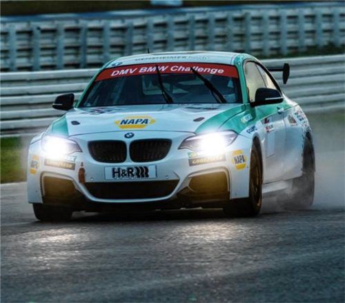 Schwierige Bedingungen: Auf dem abtrocknenden Hockenheimring hat Zinnäcker nichts anbrennen lassen.Foto Privat