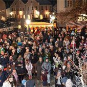 Buchbacher Marktplatz wird zum Lichtermeer