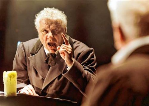 Udo Wachtveitl liest Charles Dickens und bringt Miroslav Nemec mit.Foto Albrecht