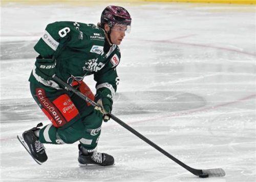 Verteidiger Dylan Plouffe war erst vor dieser Saison zu den Starbulls gewechselt.Foto Hans-Jürgen Ziegler