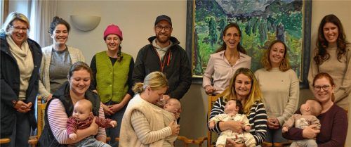 Viel Freude bestimmte den Neugeborenenempfang in Staudach-Egerndach.Foto eder