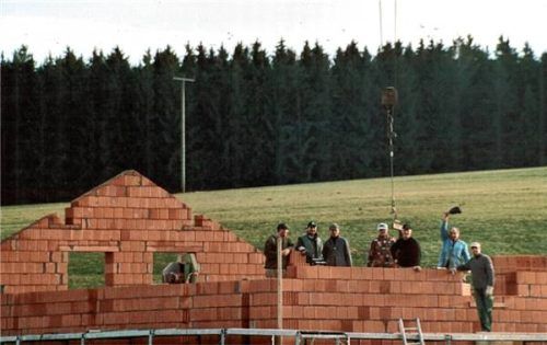 Vor rund 20 Jahren stemmten die Feichtner den kompletten Rohbau in nur sechs Wochen in Eigenleistung.