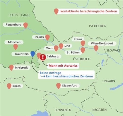 Warum keine Anfrage im nahen Traunstein? Diese herzchirurgischen Zentren wurden angerufen.klinger