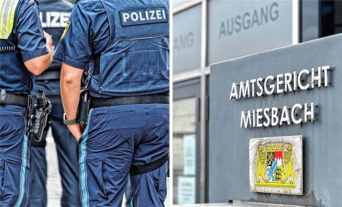 Weil sie sich Aufforderungen der Polizei (Symbolfoto) widersetzt haben sollen, mussten sich kürzlich zwei Brüder aus Bad Aibling in Miesbach vor Gericht verantworten. Das Brüderpaar hingegen warf den Einsatzkräften die Anwendung von Gewalt vor.Fotos  IMAGO/Poss/Plettenberg